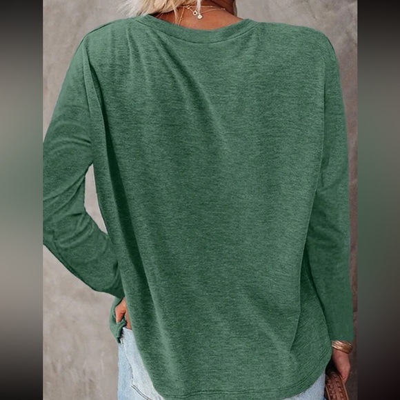 Plus size long sleeve comfy casual top - Picture 7 of 16